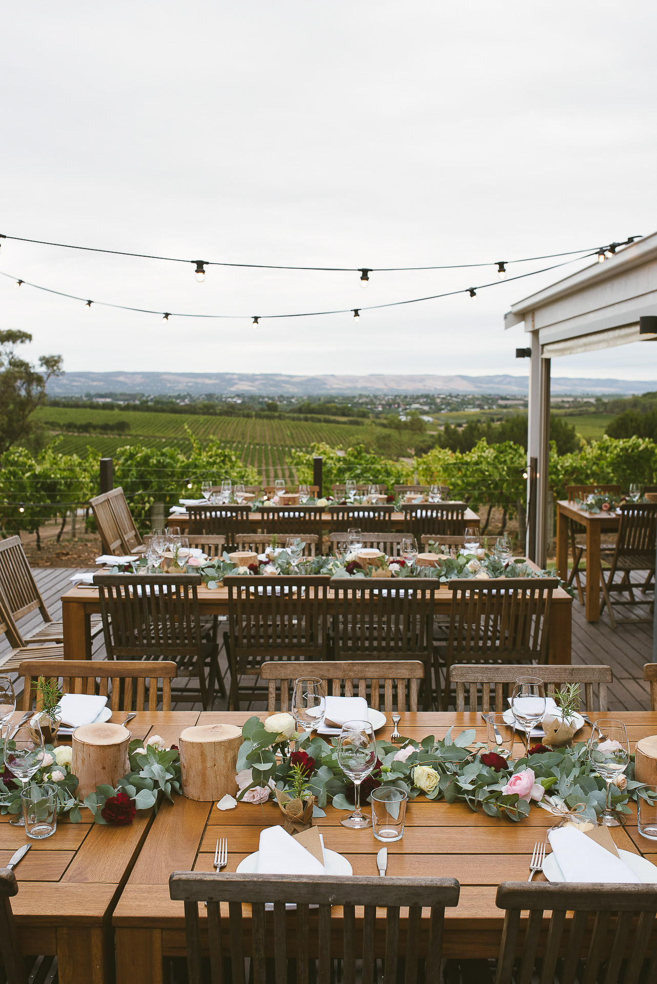 beach road wines wedding