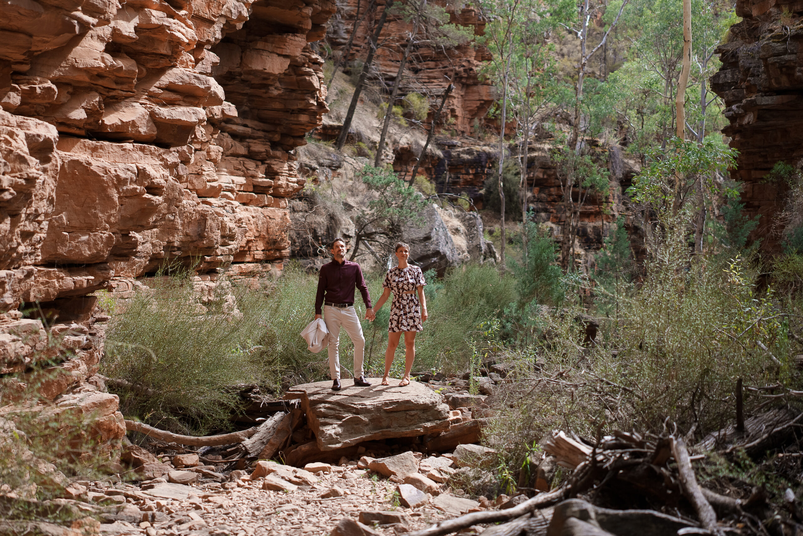 Jules + Thomas – Flinders Ranges Engagement Shoot